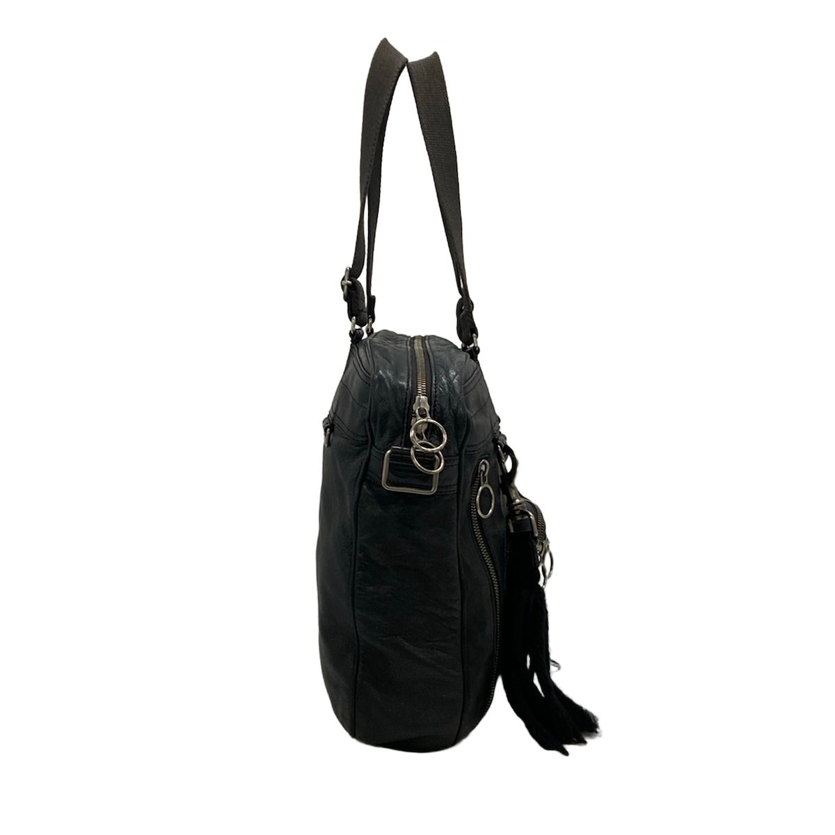 Dior Homme Business Bag with de Ville Black Charm Eddie Era Leather — view 4