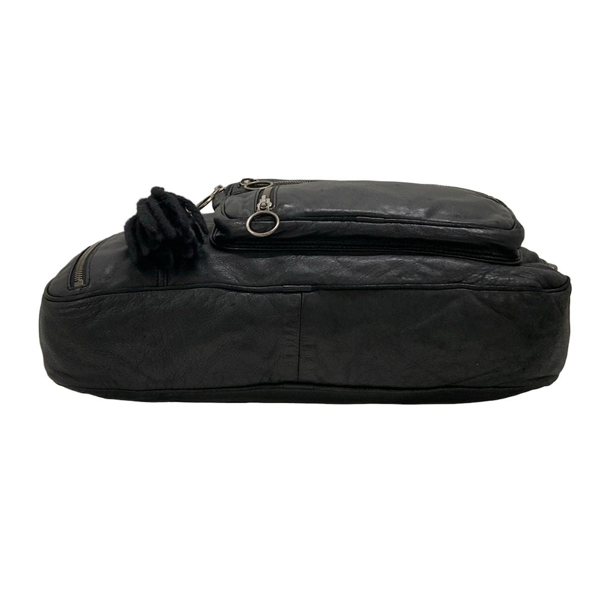 Dior Homme Business Bag with de Ville Black Charm Eddie Era Leather — view 5
