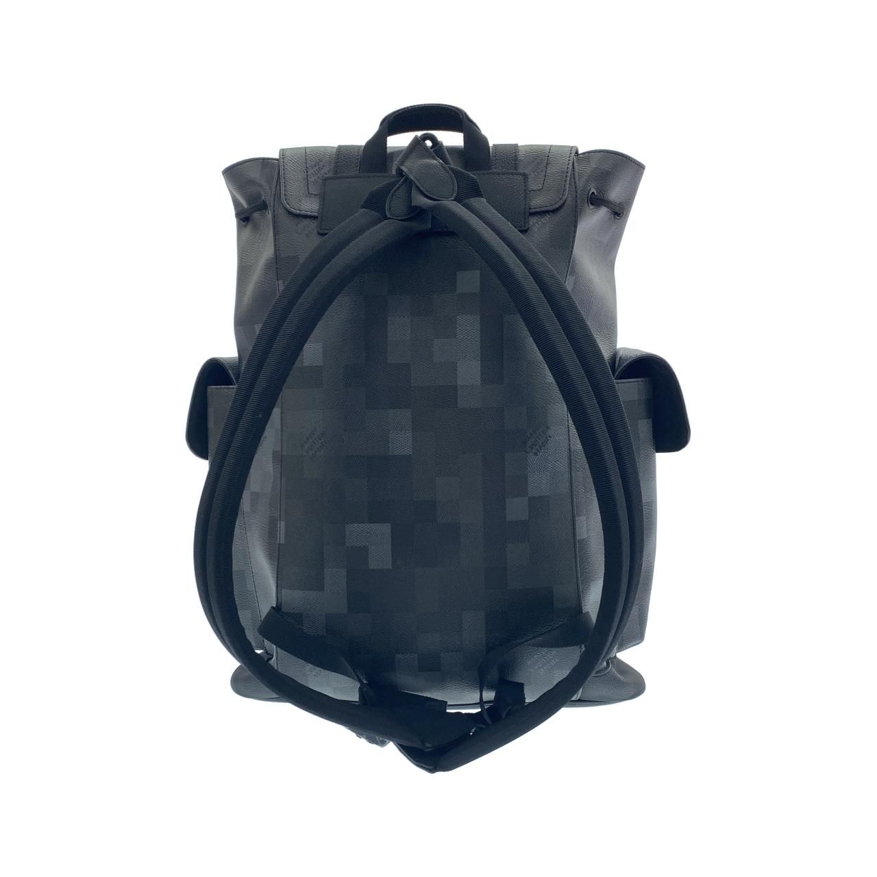 Louis Vuitton Damoflage Black Christopher MM Backpack — view 2