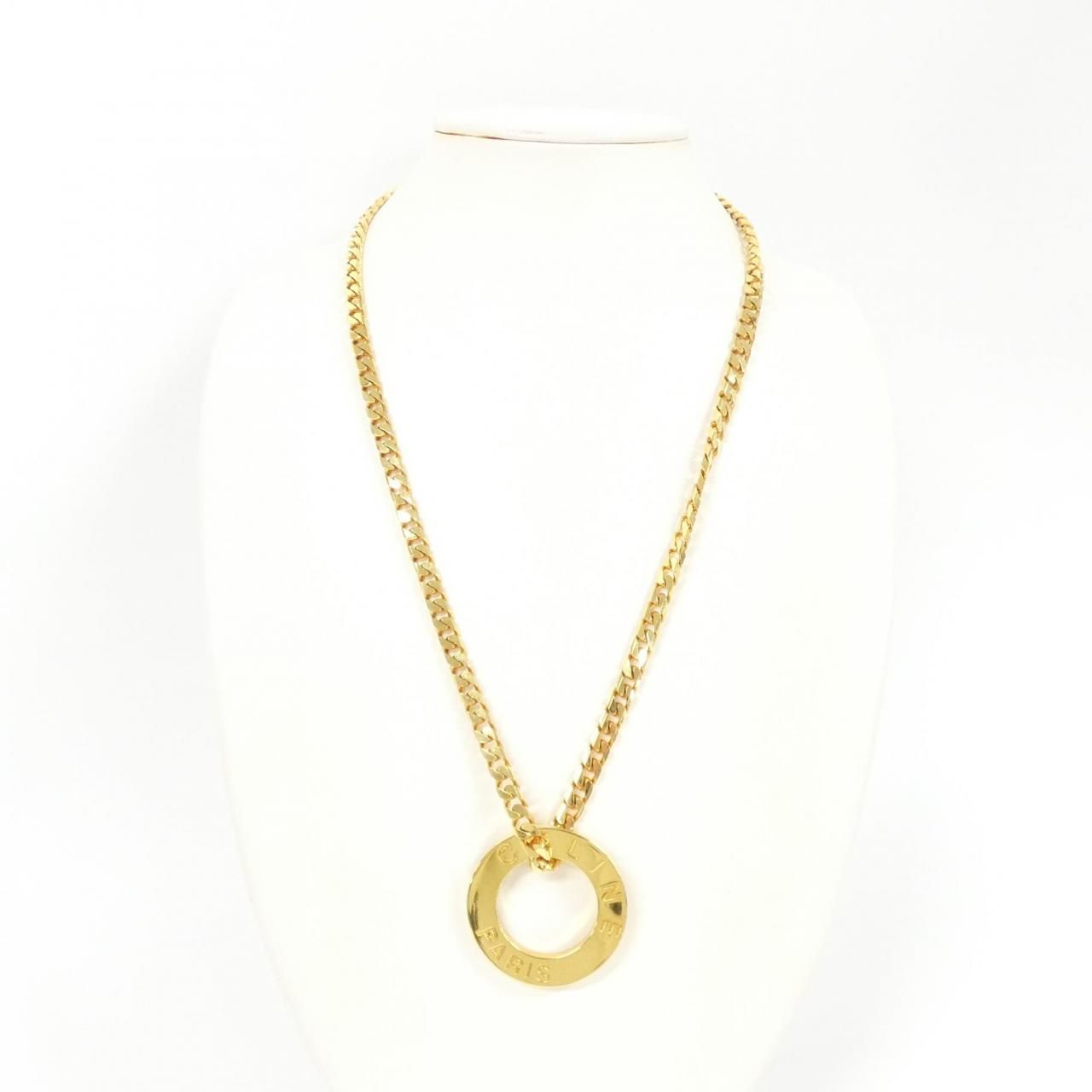 Celine Vintage Necklace Gold — view 5