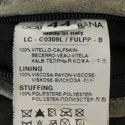 Dolce & Gabbana Fulpp Leather Coat — view 3