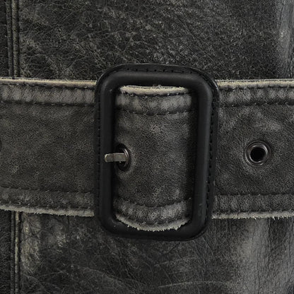 Dolce & Gabbana Fulpp Leather Coat — view 7