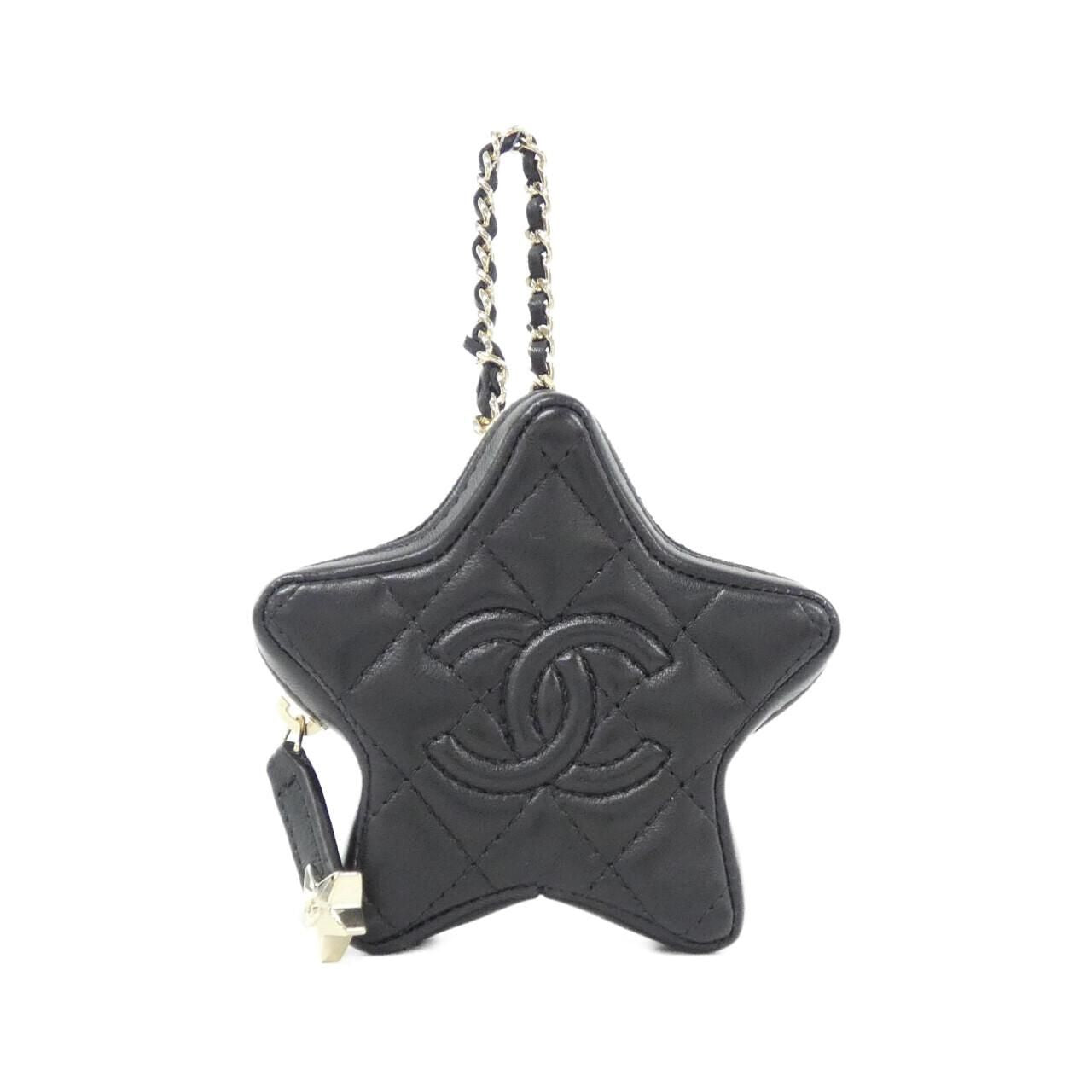 Chanel Bag Charm Keychain & Charms Black