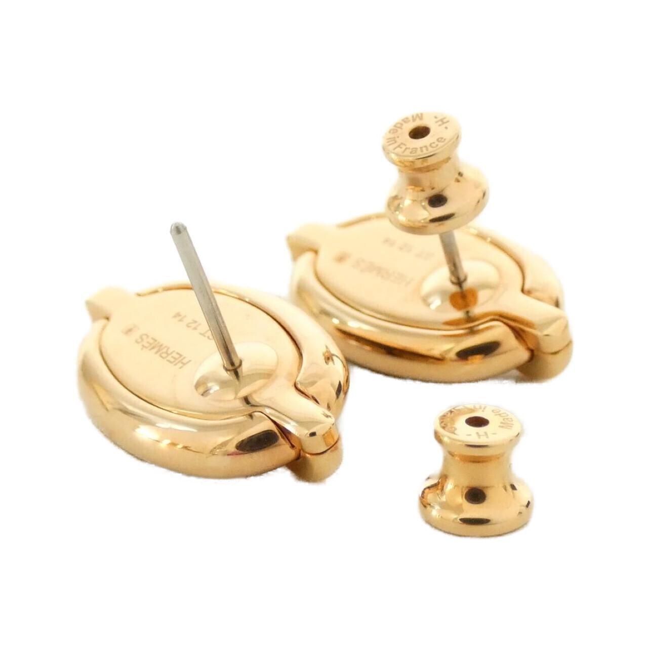 Hermes Mini Maillon Earrings — view 3