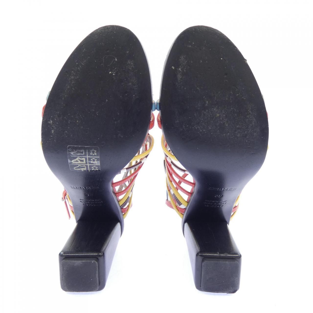 Hermes Sandals Red — view 4