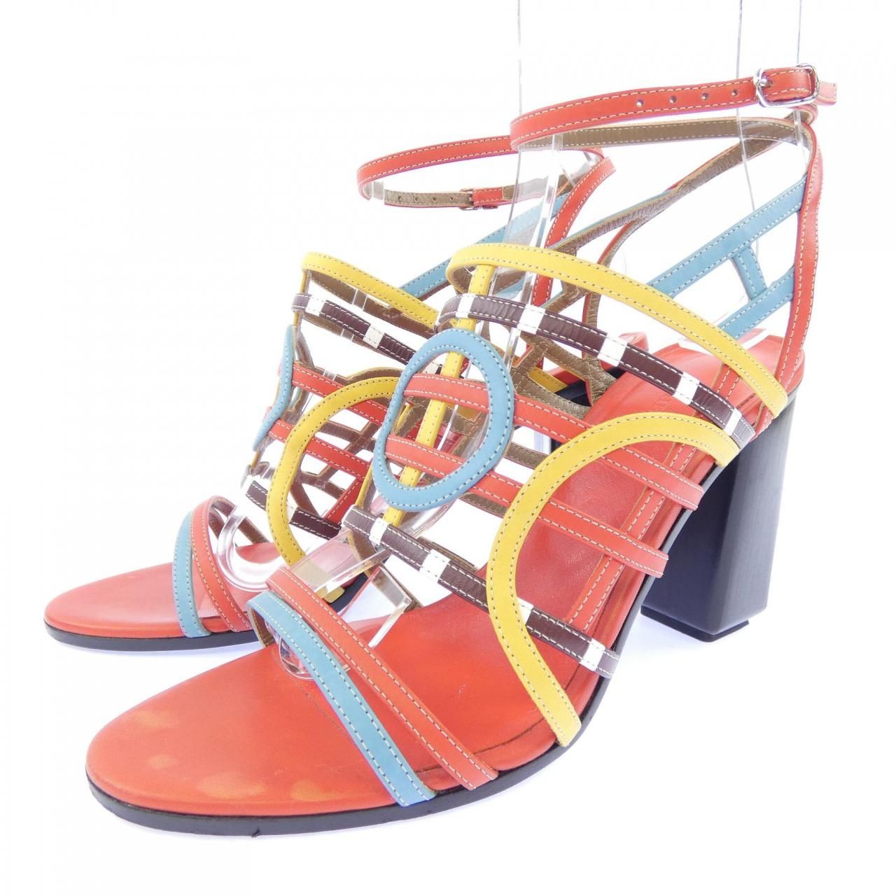 Hermes Sandals Red — view 3