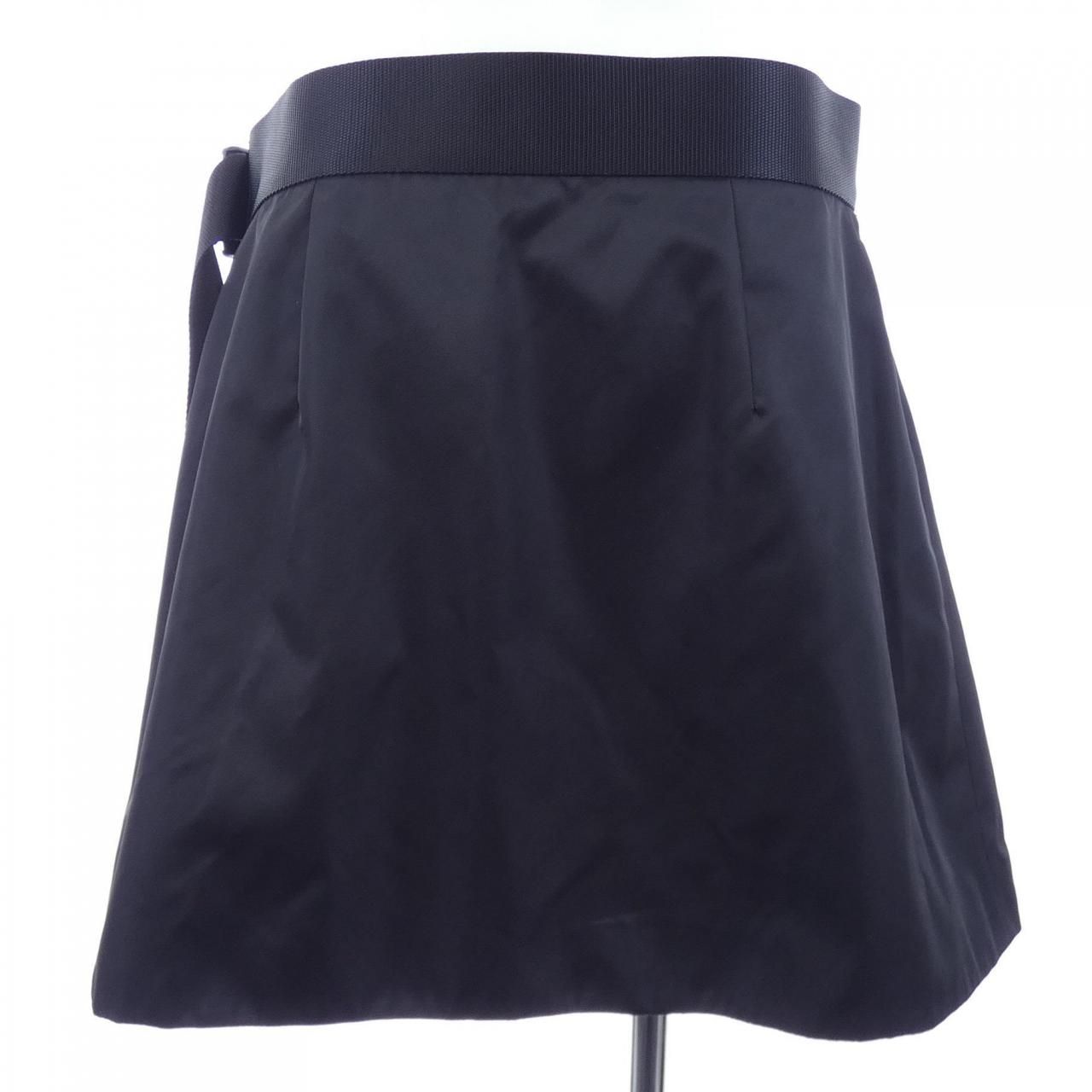 Prada Triangle Logo Skirt — view 2