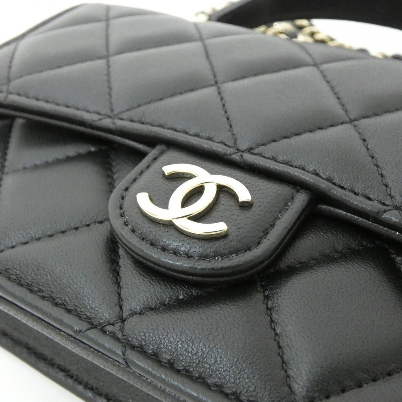 Chanel Phone Case Black — view 4