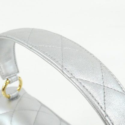 Chanel Vintage Bag Handbag Silver — view 7