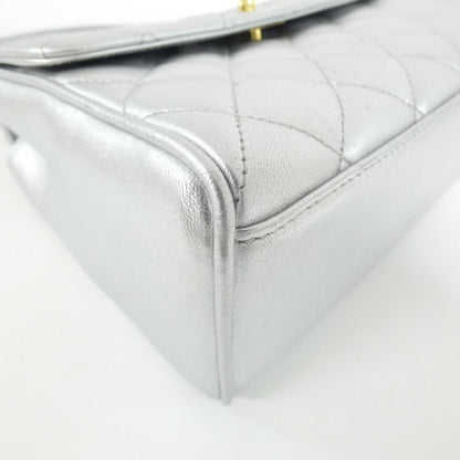 Chanel Vintage Bag Handbag Silver — view 3