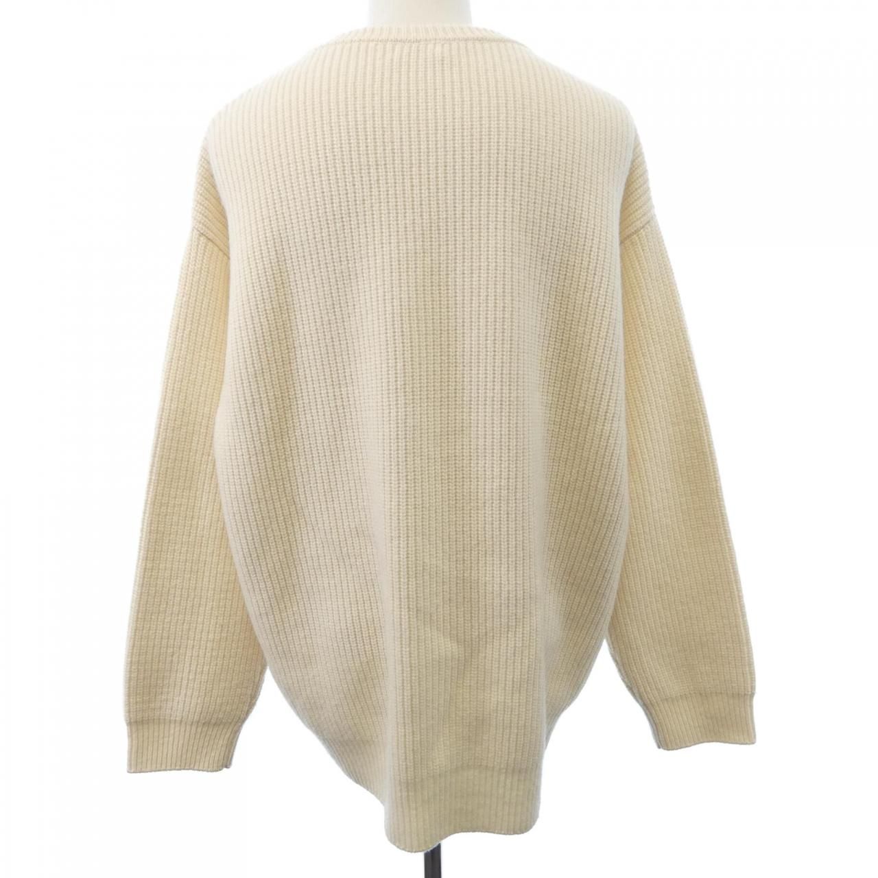 Celine Knit Sweater White — view 2