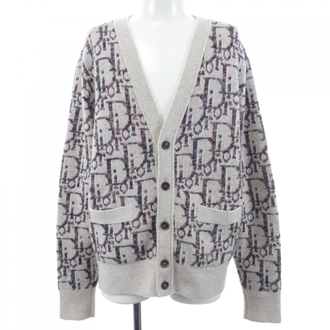 Dior Oblique Cardigan Beige