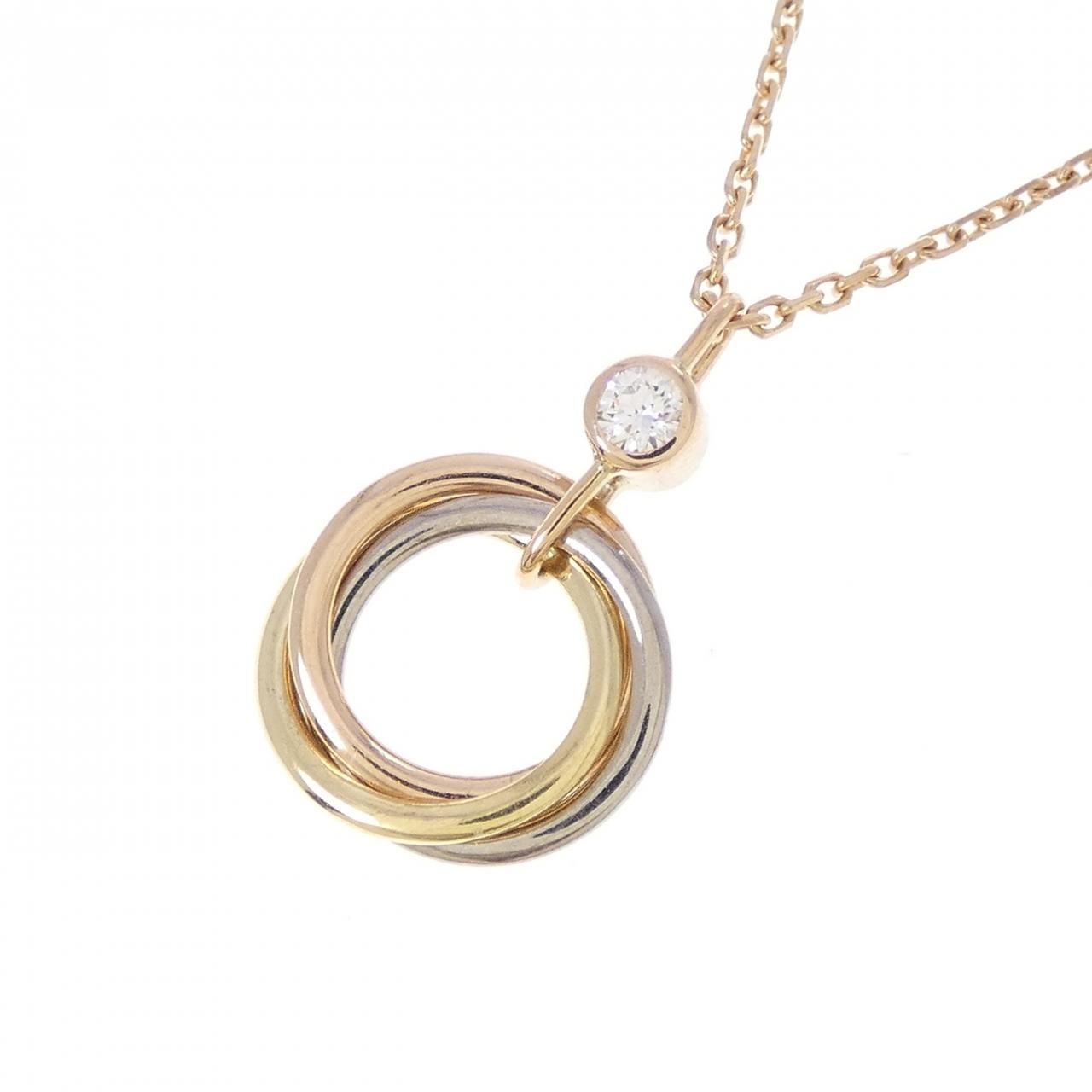 Cartier Trinity Necklace Gold — view 3