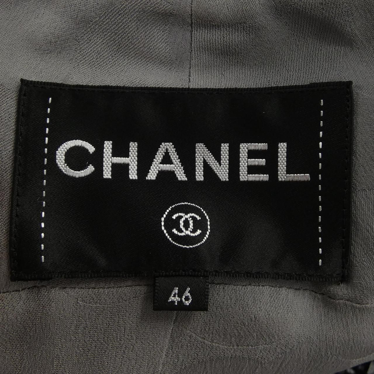 Chanel Collarless Jacket Black — view 5