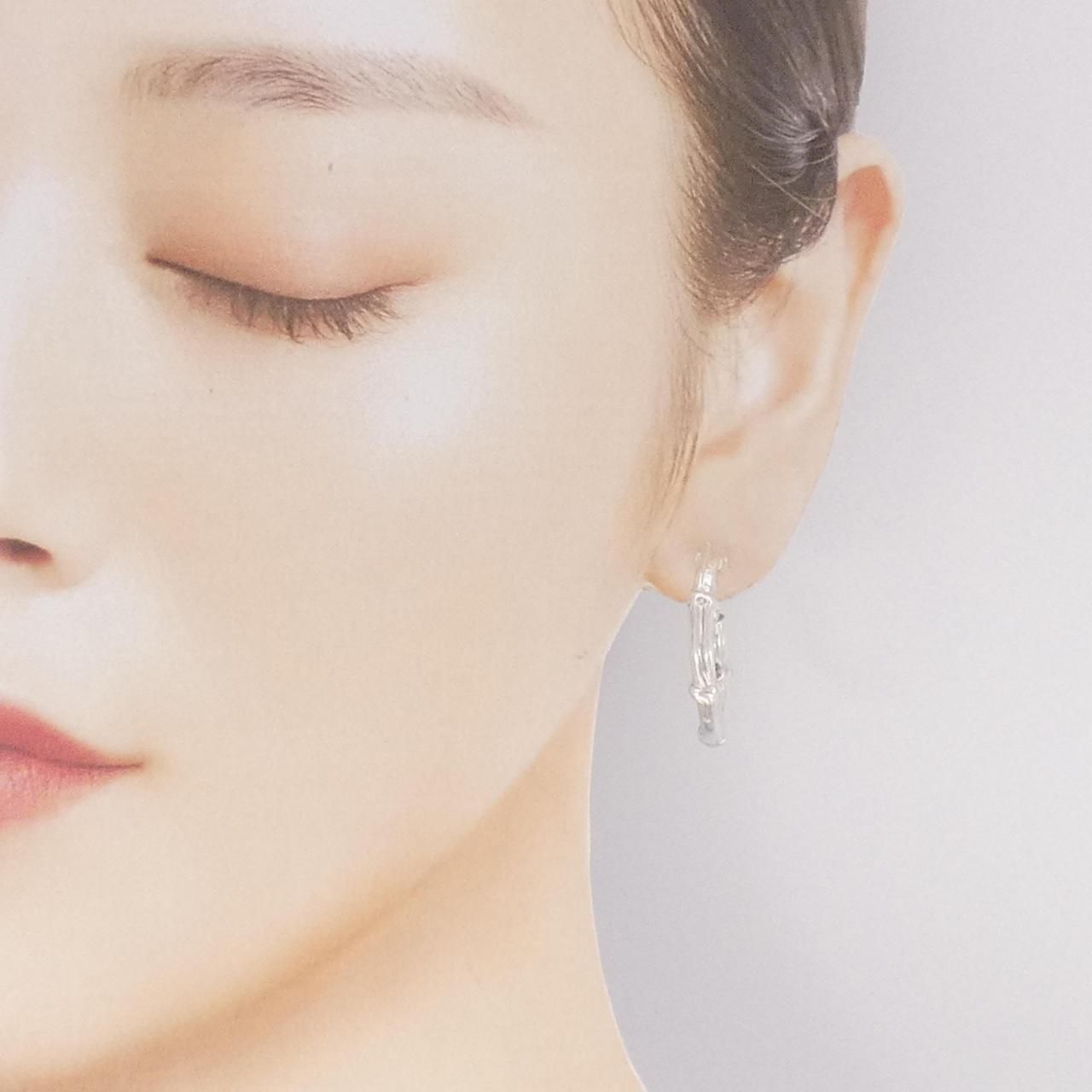 Tiffany & Co Vintage Bamboo Earrings — view 4