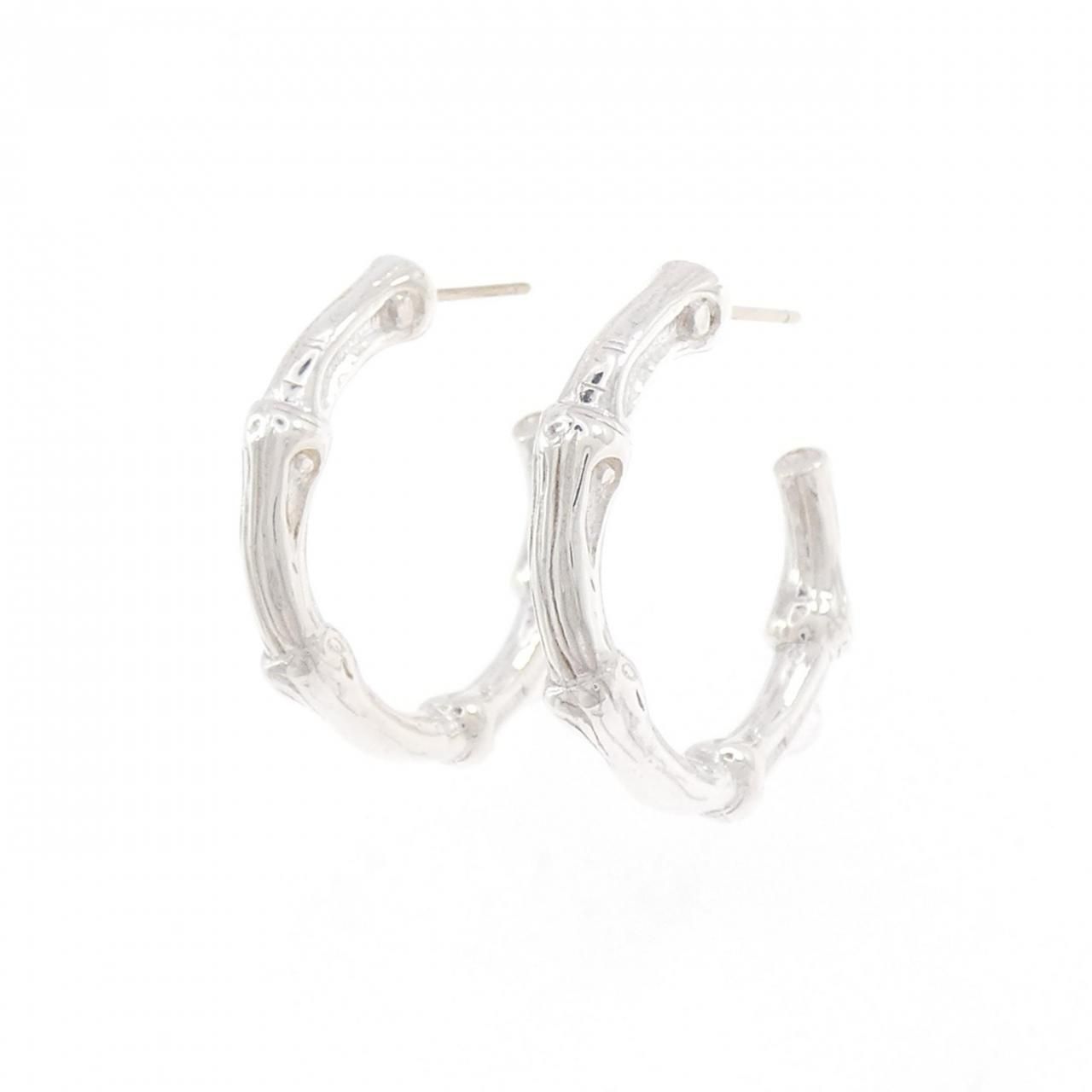Tiffany & Co Vintage Bamboo Earrings — view 2