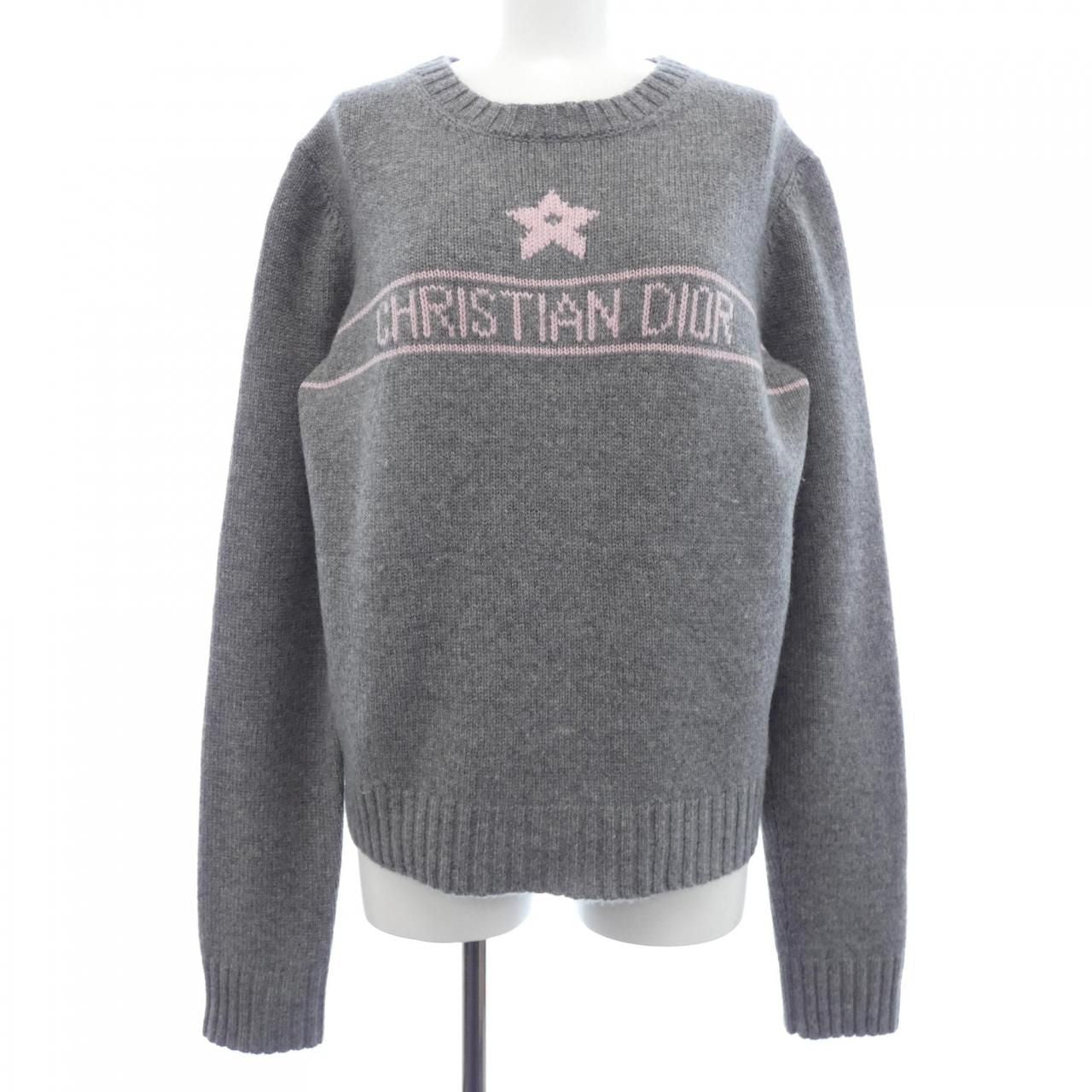 Dior Knit Sweater Gray