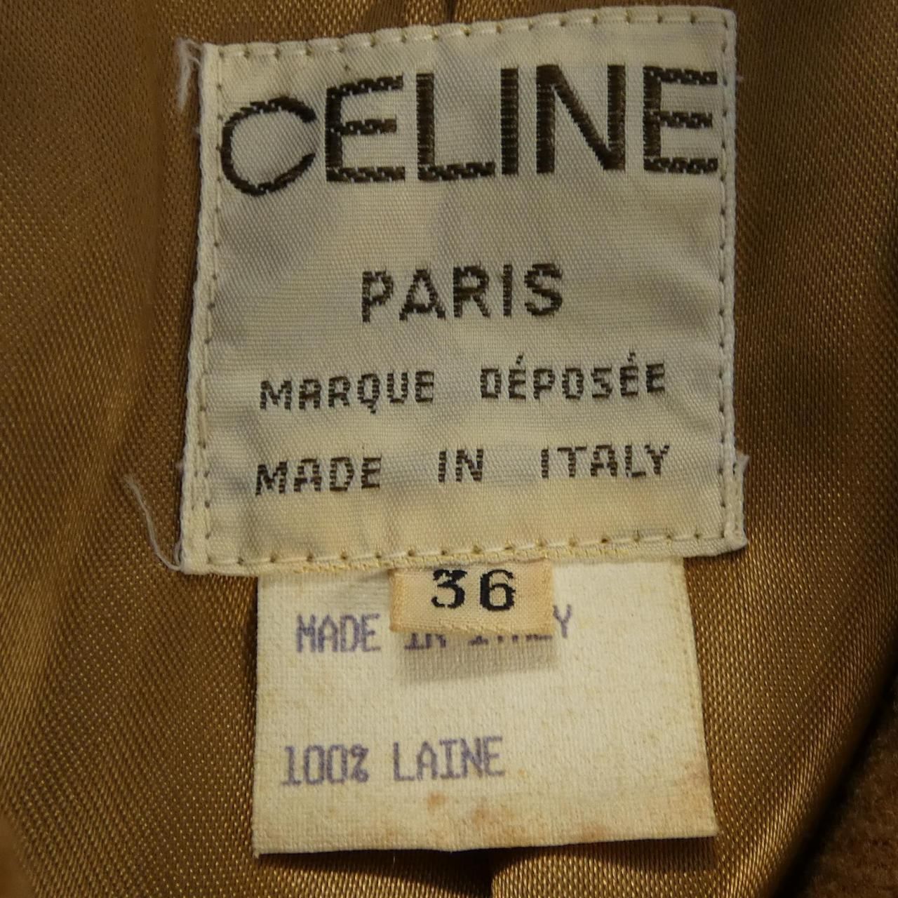 Celine Vintage Coat Brown — view 3