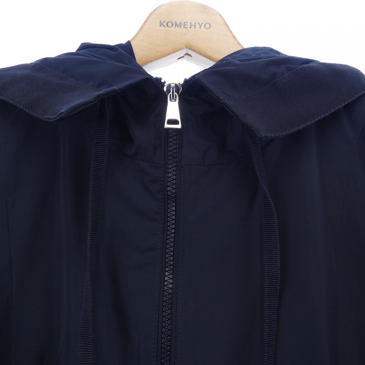 Moncler Topaz Coat Navy — view 5