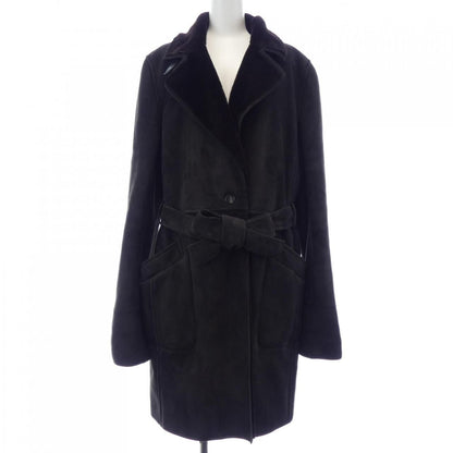 Loewe Shearling Coat Brown