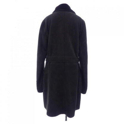 Loewe Shearling Coat Brown — view 2
