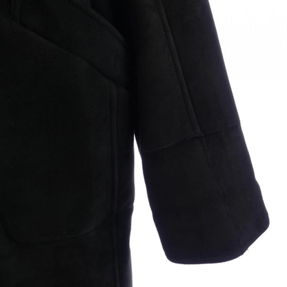 Loewe Shearling Coat Brown — view 7