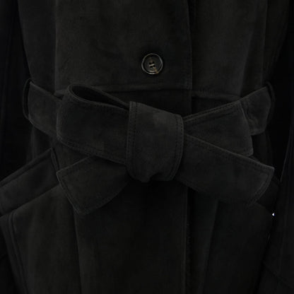 Loewe Shearling Coat Brown — view 8