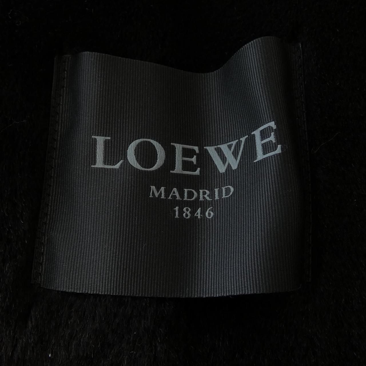 Loewe Shearling Coat Brown — view 5