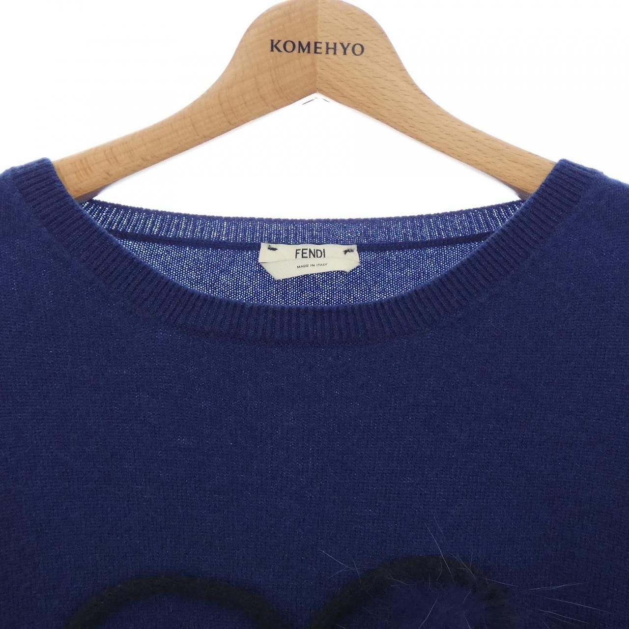 Fendi Knit Sweater Blue — view 6