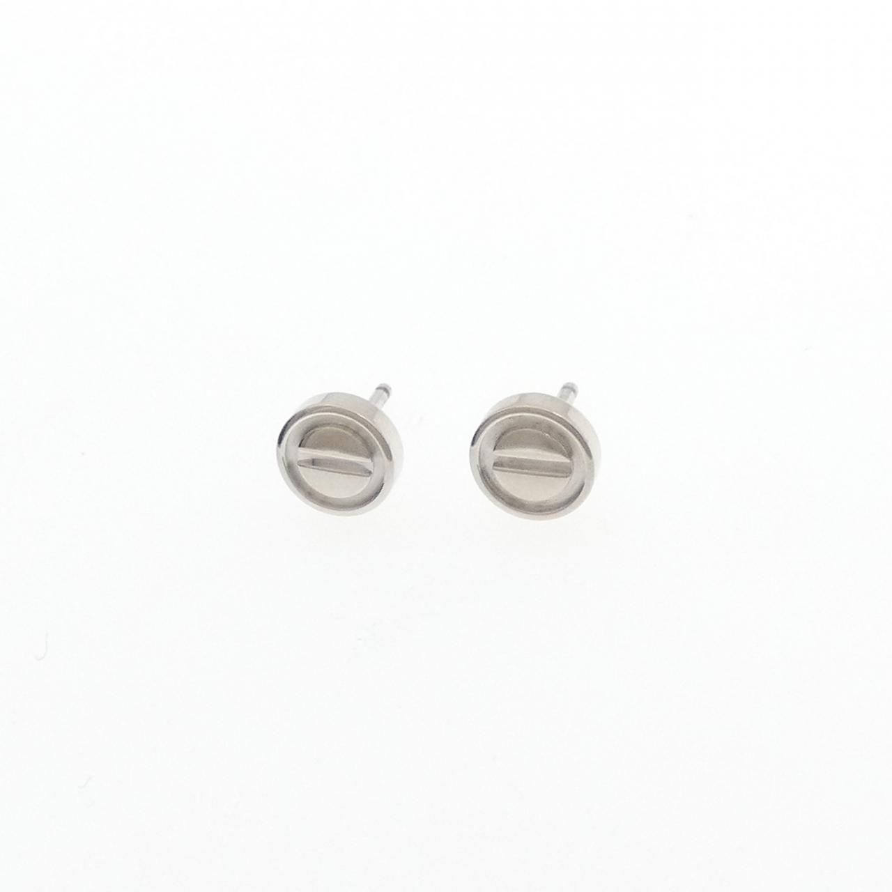 Cartier Love Earrings White Gold — view 2