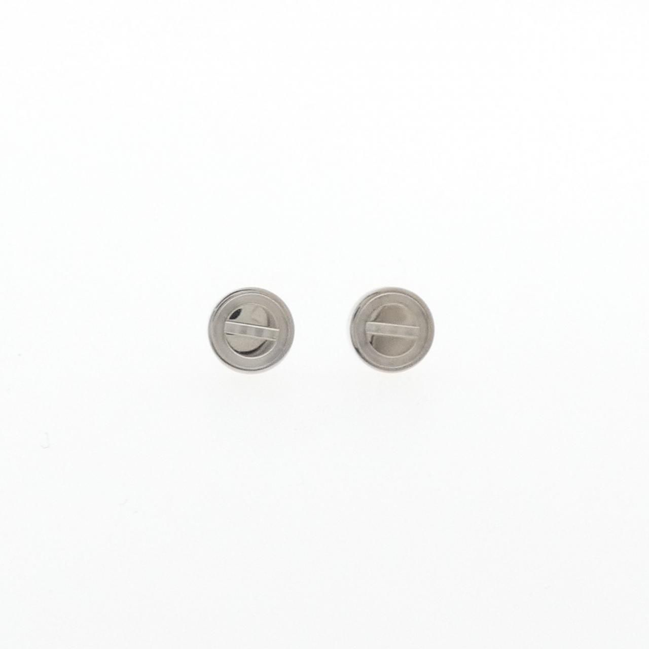 Cartier Love Earrings White Gold