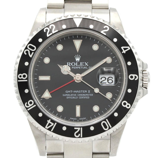 Rolex GMT Master II SS Automatic Winding P Number Watch