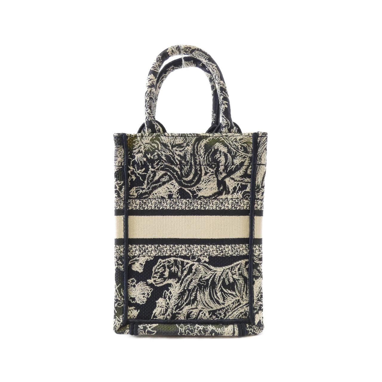 Dior Reverse Toile de Jouy Book Tote Mini Vertical — view 2