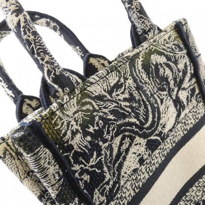 Dior Reverse Toile de Jouy Book Tote Mini Vertical — view 4
