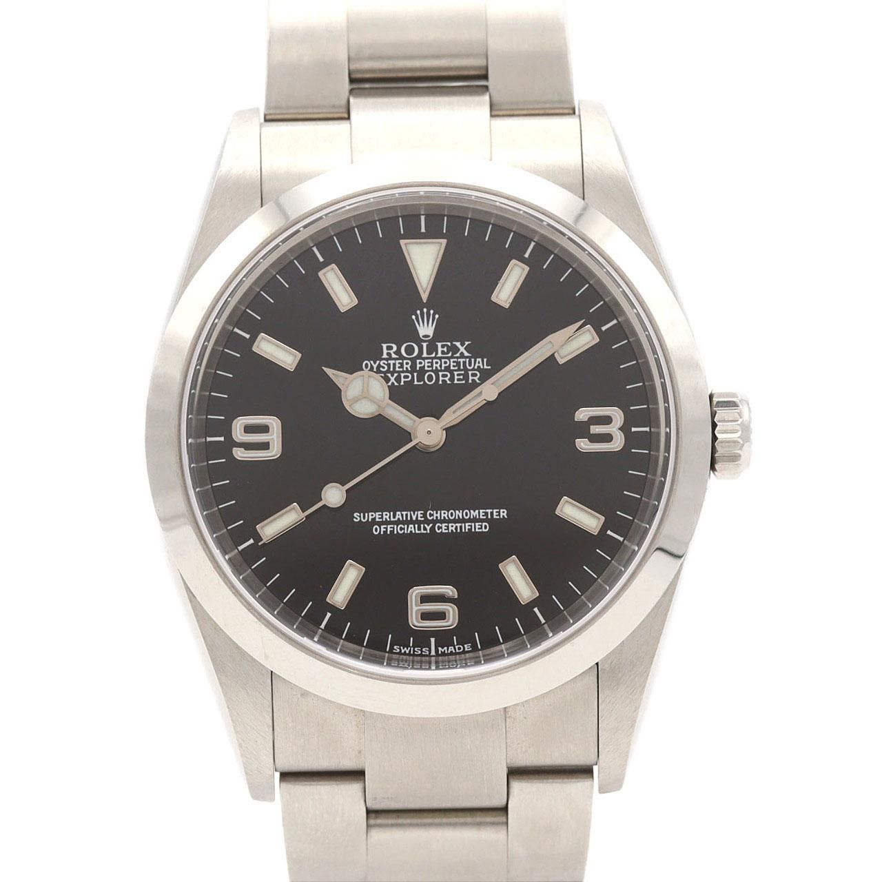 Rolex Explorer I SS Automatic Winding Number Watch