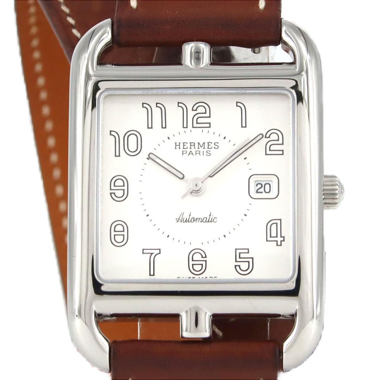 Hermes Capecod Double Tour SS Automatic Winding Watch