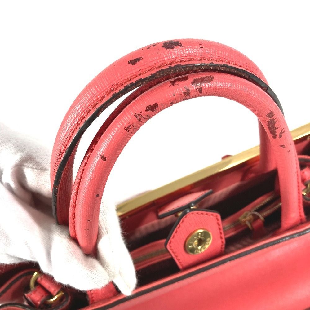 Fendi Handbag Petit Tou Jour Leather Pink — view 2