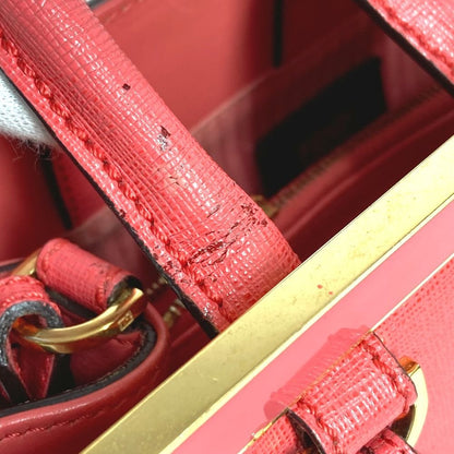 Fendi Handbag Petit Tou Jour Leather Pink — view 5