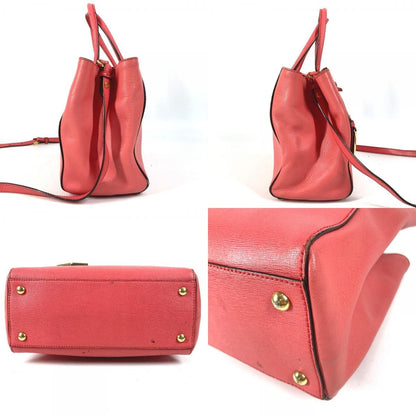 Fendi Handbag Petit Tou Jour Leather Pink — view 8