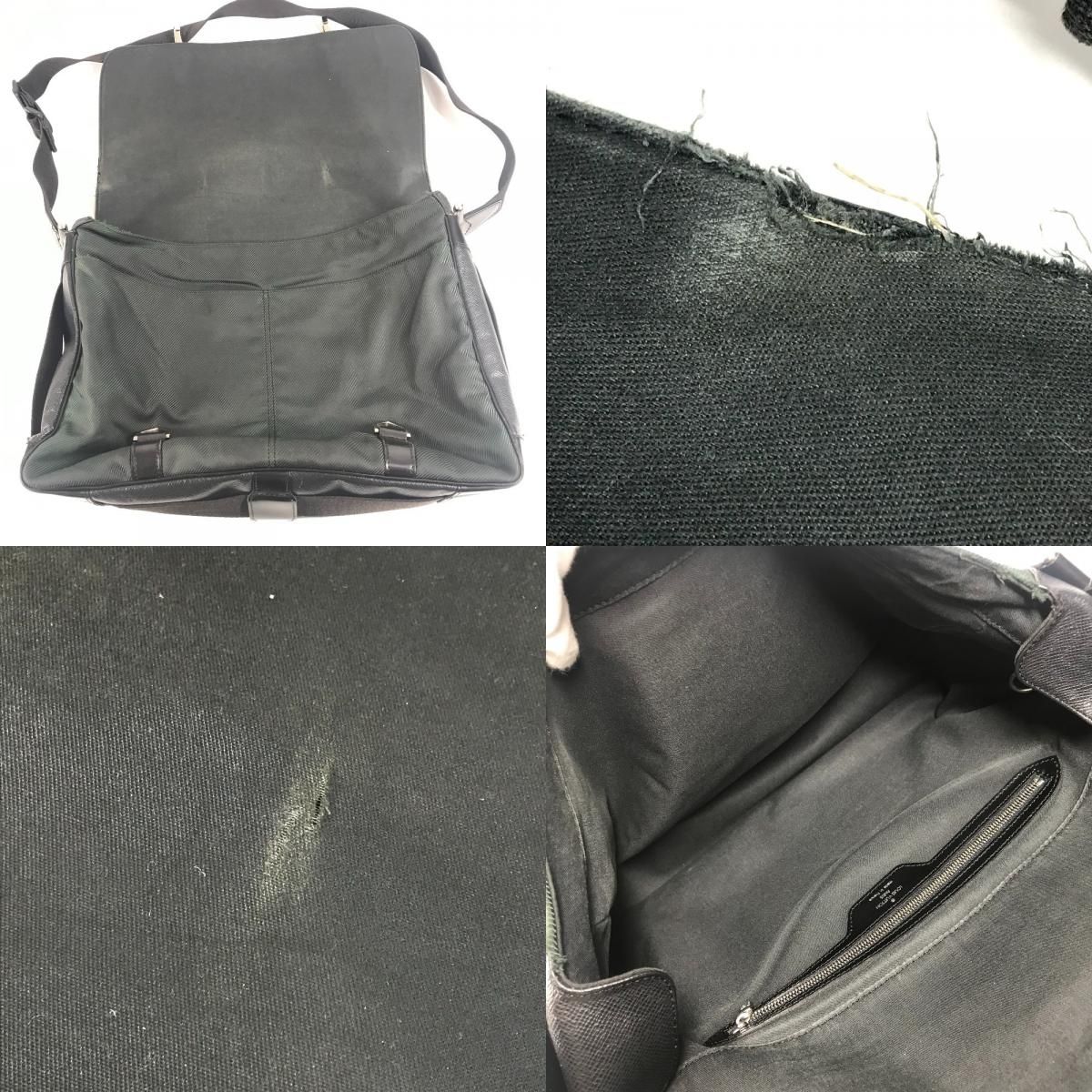 Louis Vuitton Shoulder Bag Delsu Nylon Khaki — view 8