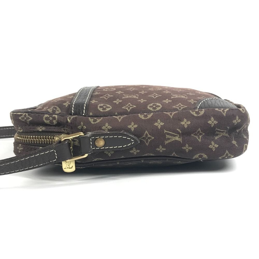 Louis Vuitton Shoulder Bag Danube Monogram Mini Lin Canvas Brown — view 3