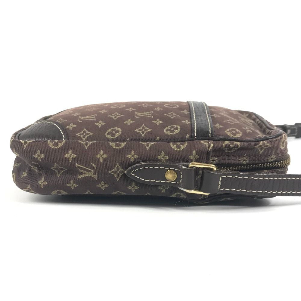 Louis Vuitton Shoulder Bag Danube Monogram Mini Lin Canvas Brown — view 4