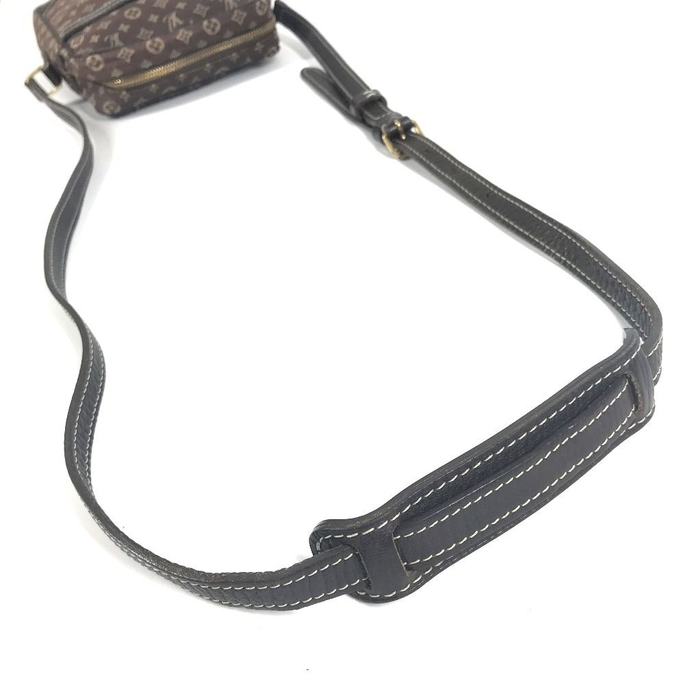 Louis Vuitton Shoulder Bag Danube Monogram Mini Lin Canvas Brown — view 6
