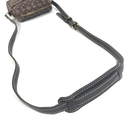 Louis Vuitton Shoulder Bag Danube Monogram Mini Lin Canvas Brown — view 6