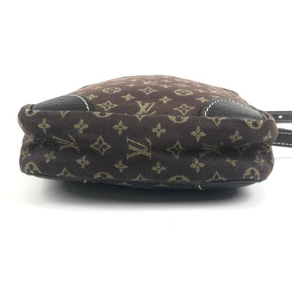Louis Vuitton Shoulder Bag Danube Monogram Mini Lin Canvas Brown — view 5