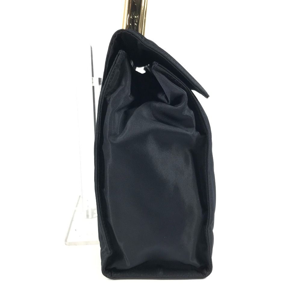 Prada Handbag Triangle Logo Nylon Navy — view 3