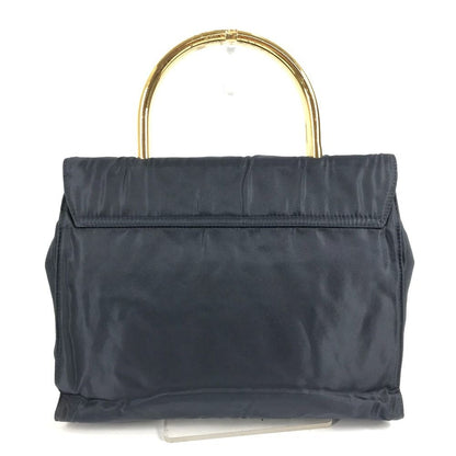 Prada Handbag Triangle Logo Nylon Navy — view 2