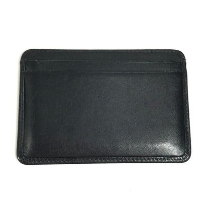 Chanel Card Case CC Logo Leather Black — view 2