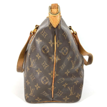 Louis Vuitton Shoulder Bag Palermo PM Monogram Canvas Brown — view 4