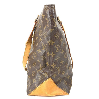 Louis Vuitton Shoulder Bag Cabas Mezzo Monogram Canvas Brown — view 3